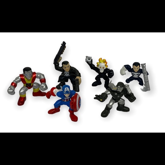 26 Action Figures Superheroes Marvel DC Comics Hulk Wolverine Silver Surfer - Picture 7 of 7